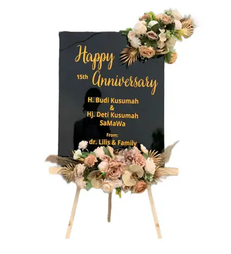 Papan Bunga Akrilik Selomartani