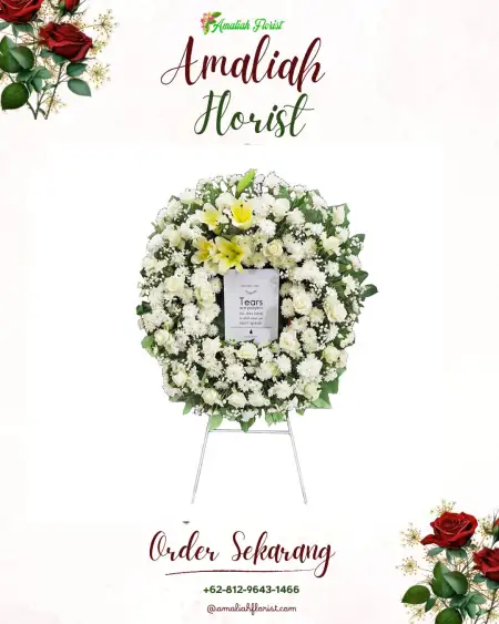 Krans Bunga Duka Selomartani